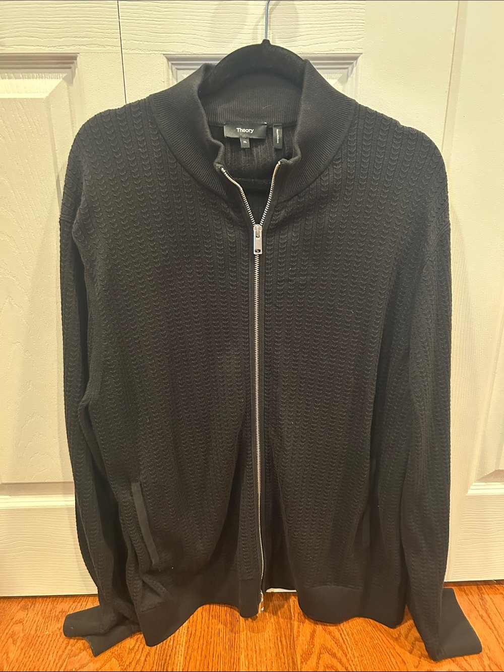 Theory Zip Up Sweater